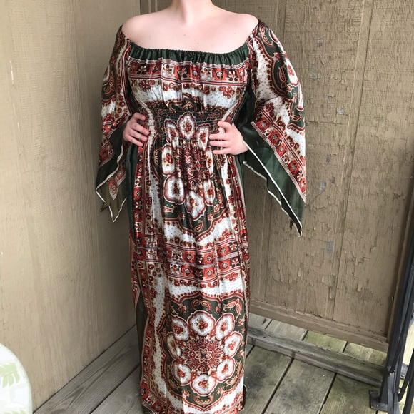 dress made from scarves